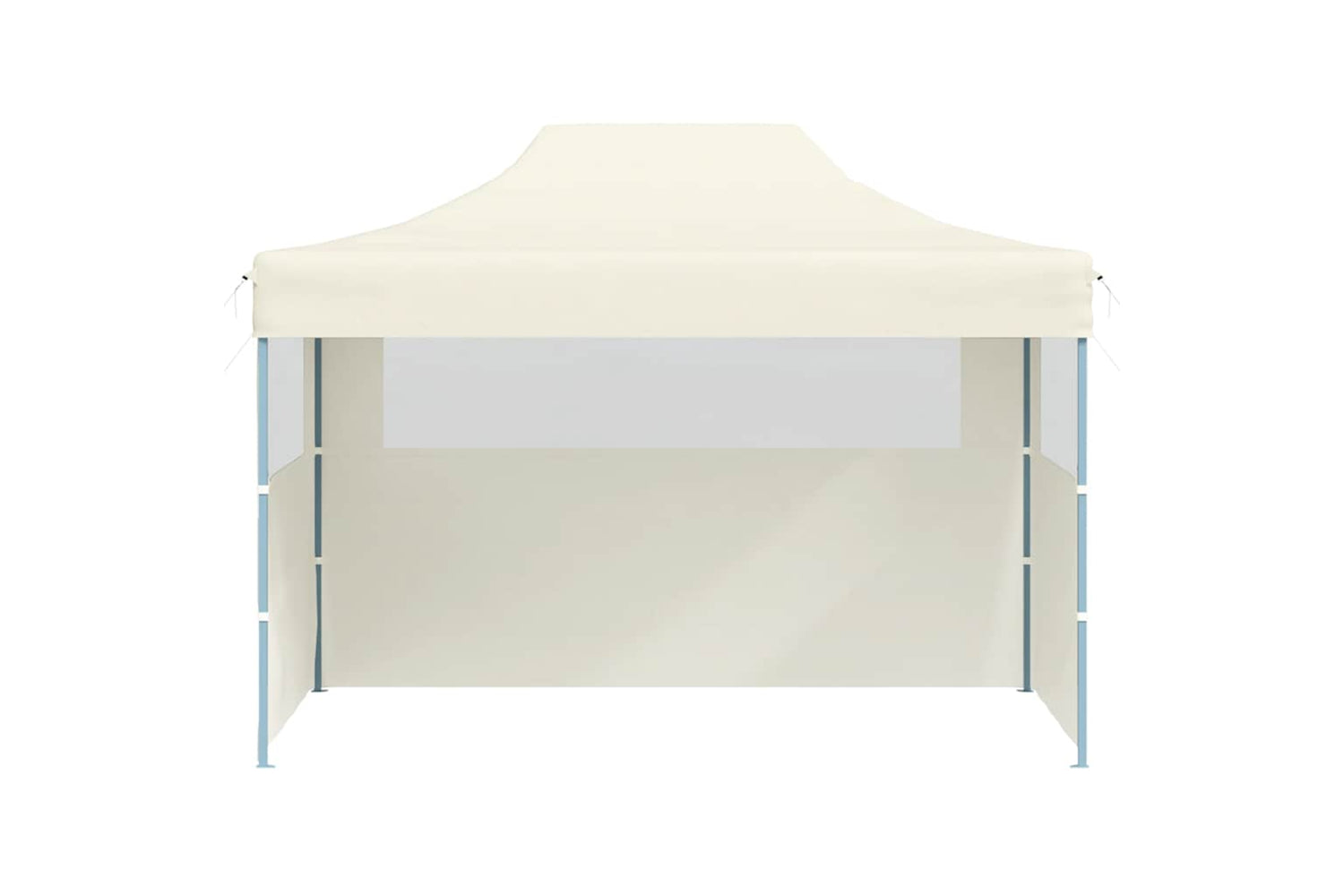 Vidaxl Professional Folding Party Tent With 3 Sidewalls 3x4 M Steel Cream-3