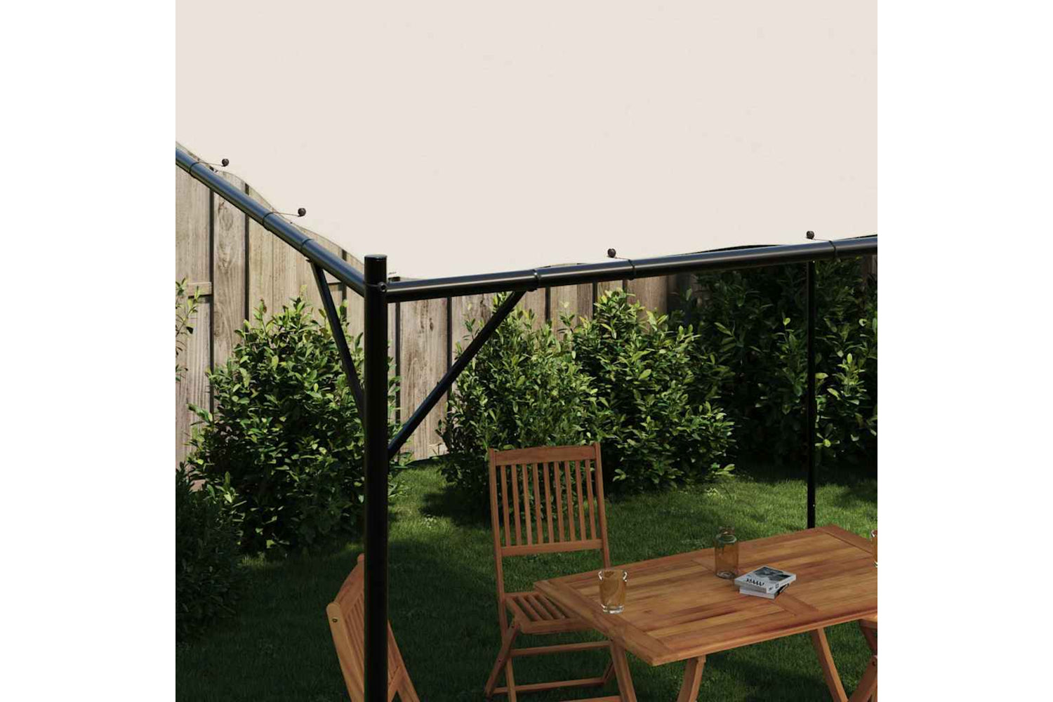 Vidaxl 362464 Gazebo White 4x4 M 180 G/mâ² Fabric And Steel-2