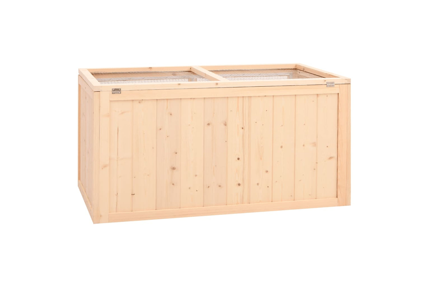 vidaXL 172380 Hamster Cage 104x52x54cm Solid Wood Fir-6