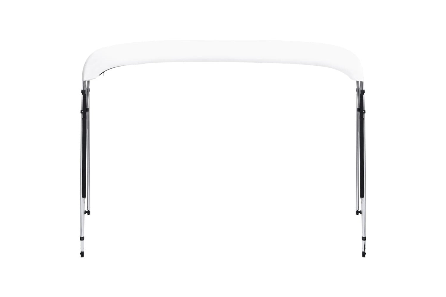 vidaXL 93140 4 Bow Bimini Top White 243x(230-244)x137cm-6