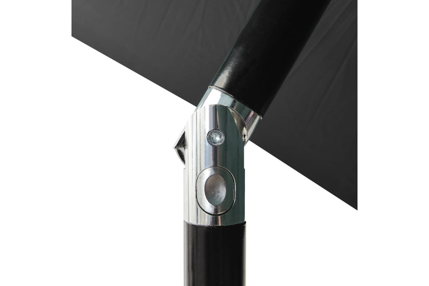 Vidaxl 313788 Parasol With Leds And Steel Pole Anthracite 2x3 M-7
