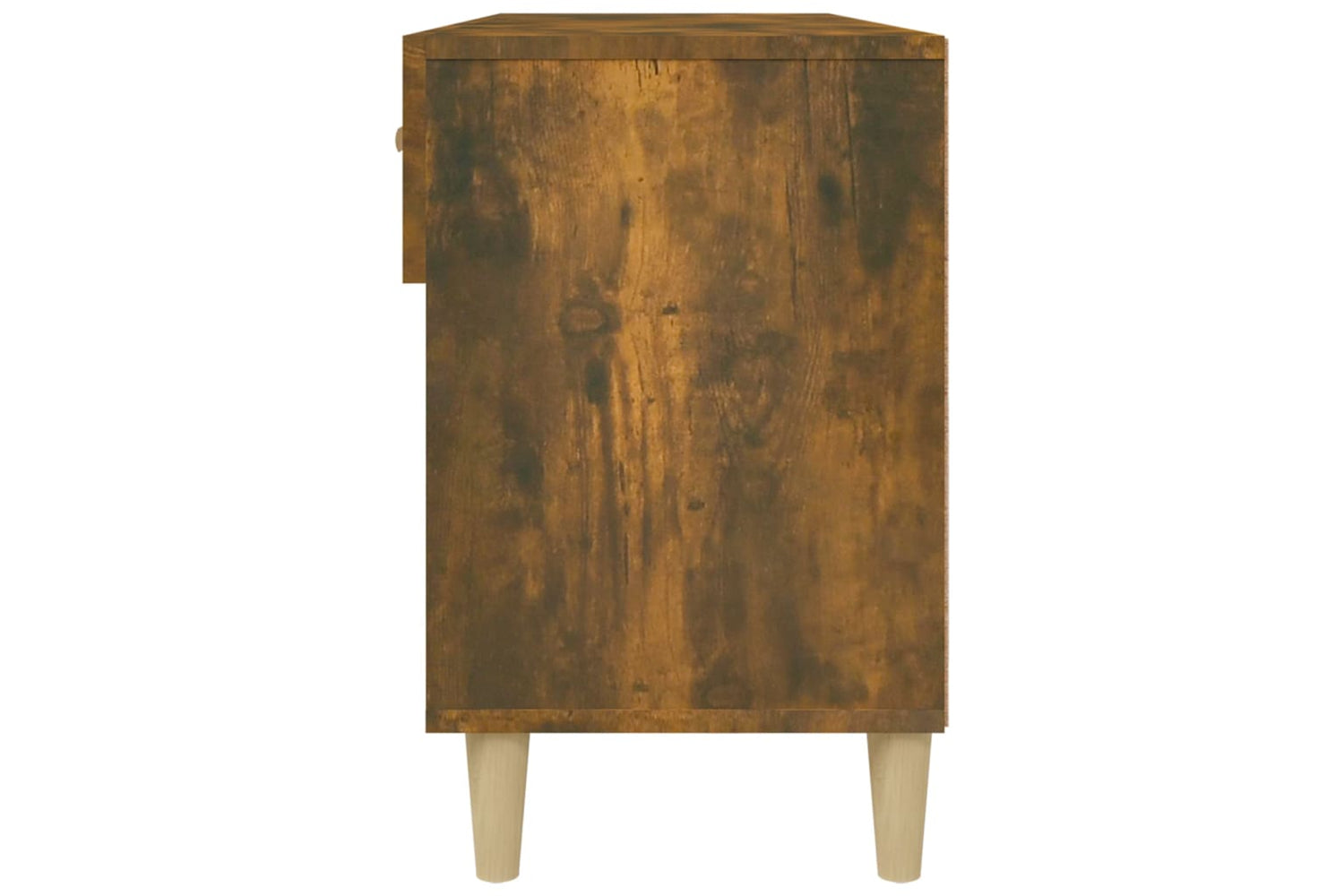 vidaXL 817567 Shoe Cabinet Smoked Oak 102x35x55cm Engineered Wood-7
