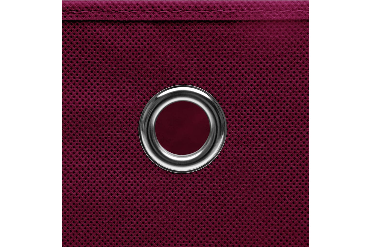 vidaXL 325200 Storage Boxes With Covers 4 Pcs 28x28x28cm Dark Red-5