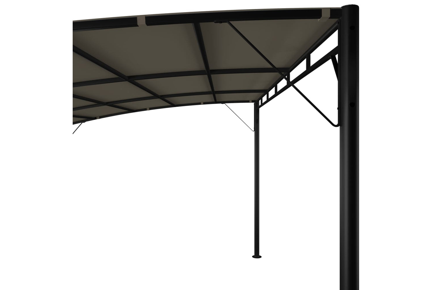 Vidaxl 312255 Garden Sunshade Awning 4x3x2.55 M Taupe-5