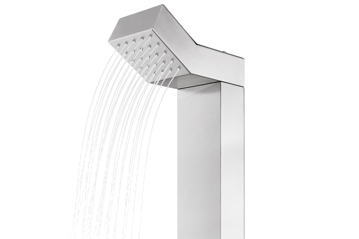 vidaXL 3070777 Garden Shower With Brown Base 225cm Stainless Steel-7
