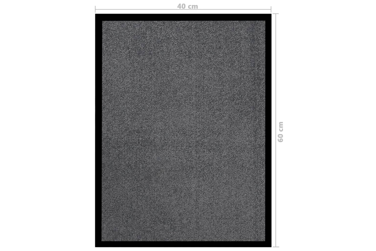 vidaXL 331592 Doormat Anthracite 40x60cm-6