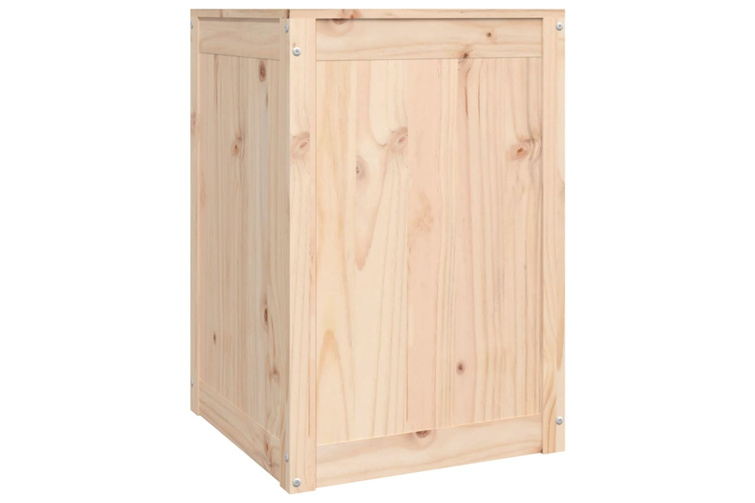 vidaXL 823564 Laundry Box 44x44x66cm Solid Wood Pine-4