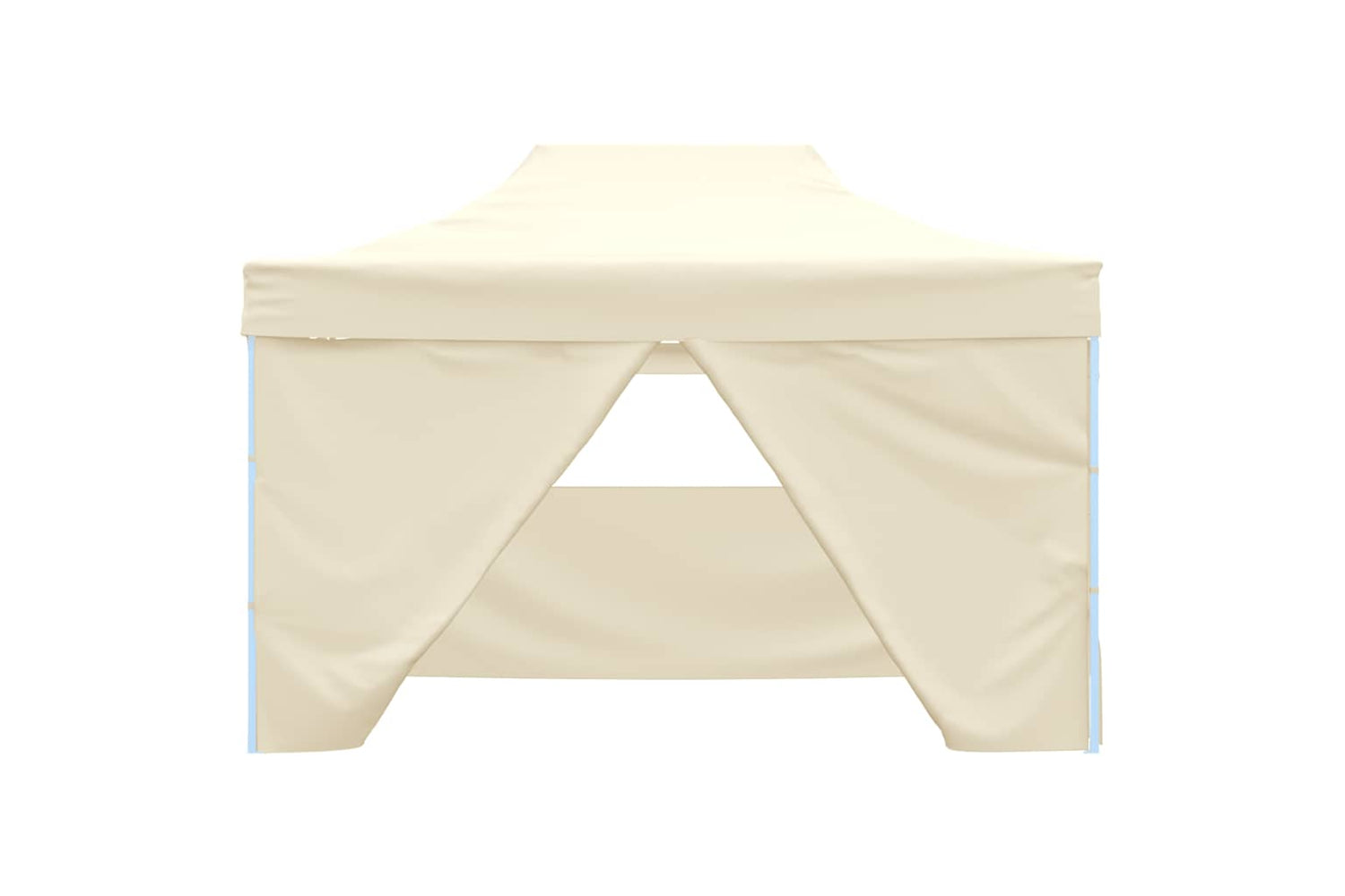 Vidaxl Professional Folding Party Tent With 4 Sidewalls 3x4 M Steel Cream-3