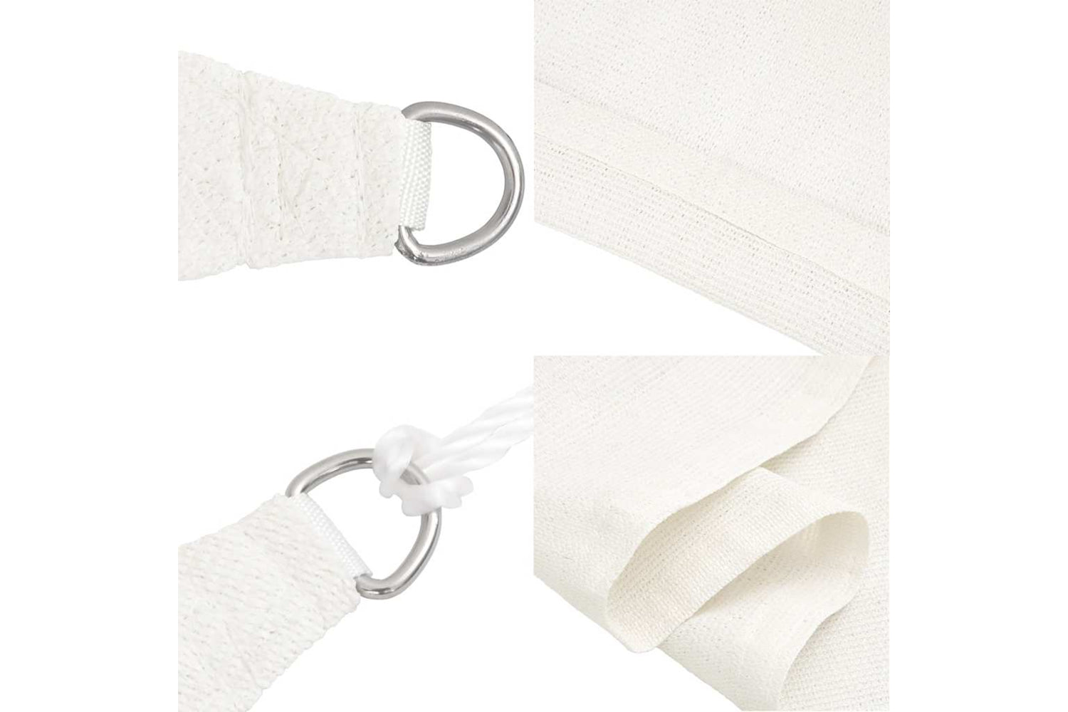 vidaXL 311247 Sunshade Sail 160 G/mÂ² White 5x7 M Hdpe-5