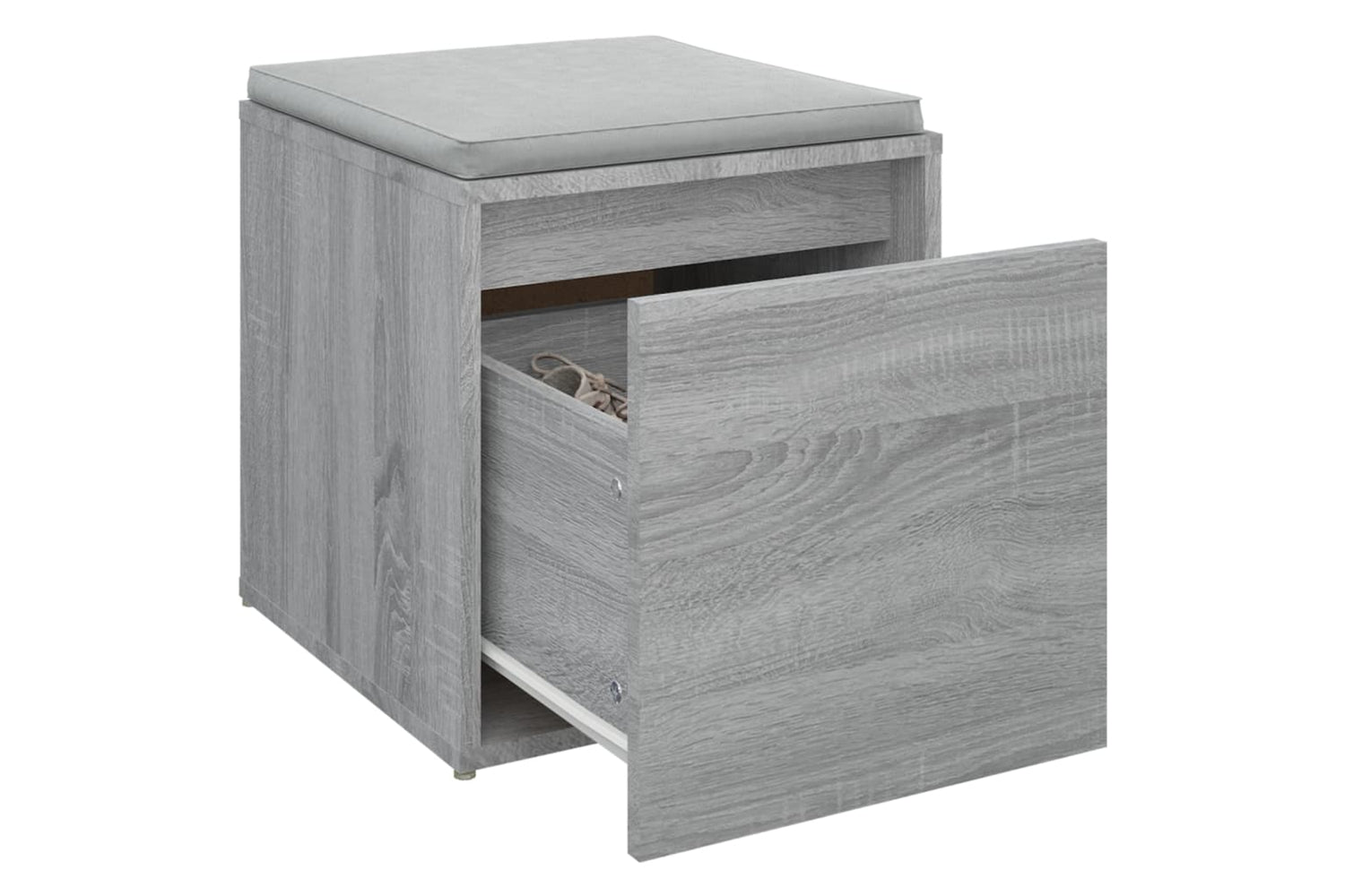 vidaXL 820518 Box Drawer Grey Sonoma 40.5x40x40cm Engineered Wood-4