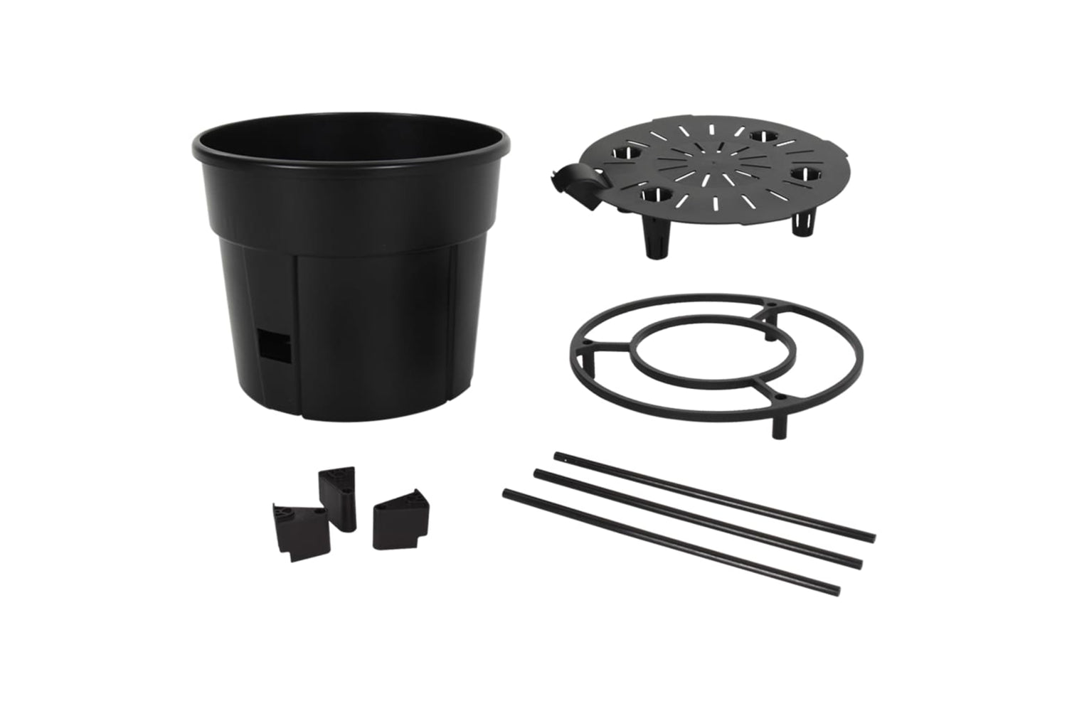 vidaXL 152209 Tomato Grower Anthracite ÃƒÂƒÃ‚Â˜29.5x115cm Polypropylene-5