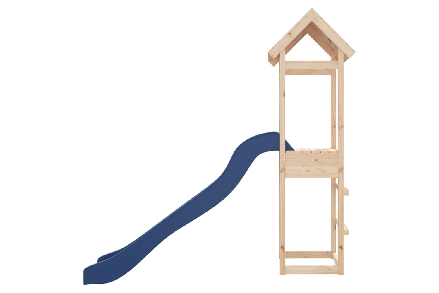 Vidaxl 3155852 Playhouse With Slide Solid Wood Pine-6