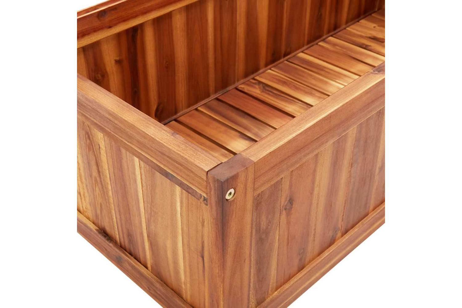 vidaXL 316542 Raised Bed With Trellis 85x38x150cm Solid Acacia Wood-6
