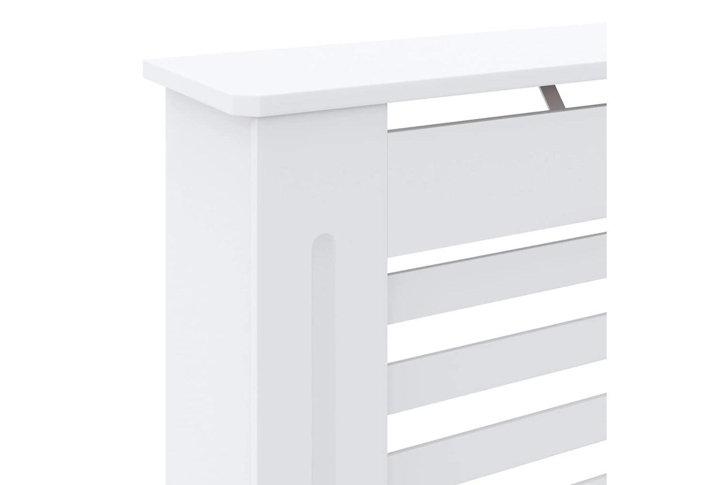 vidaXL Mdf Radiator Cover White 78cm-5