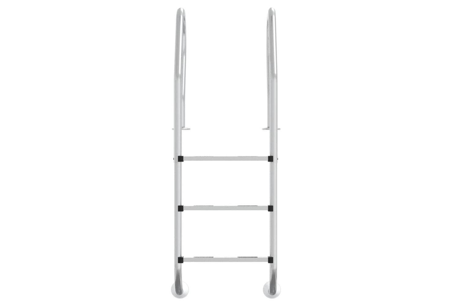 vidaXL 93461 Pool Ladder 54x38x158cm 304 Stainless Steel-2