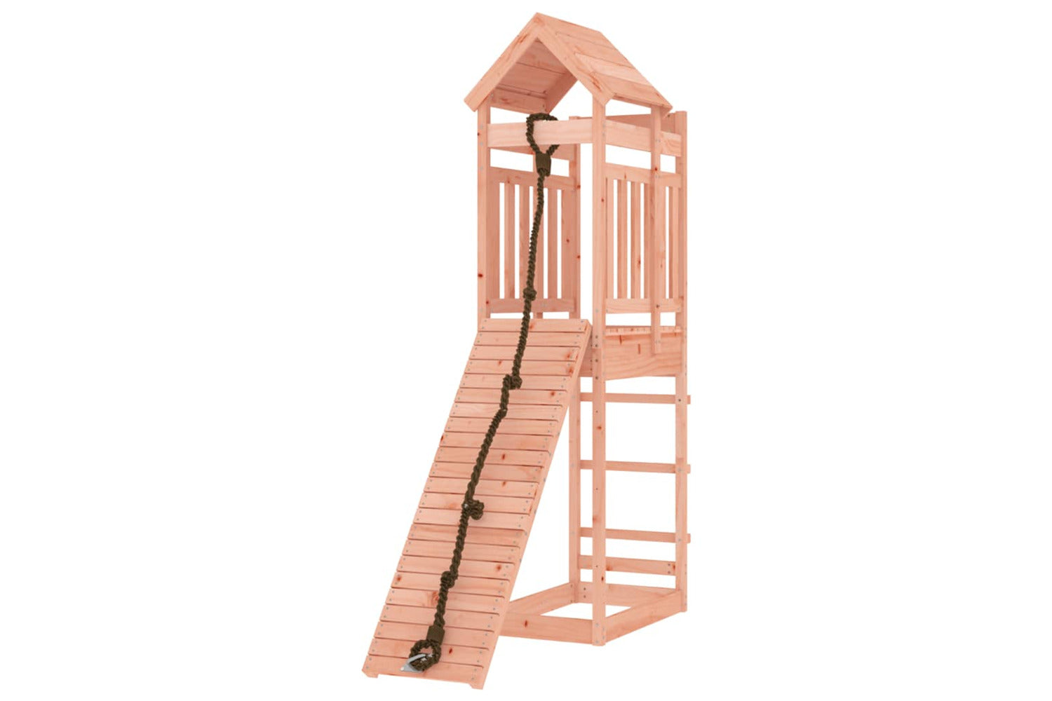 Vidaxl 3156941 Playhouse With Climbing Wall Solid Wood Douglas-4