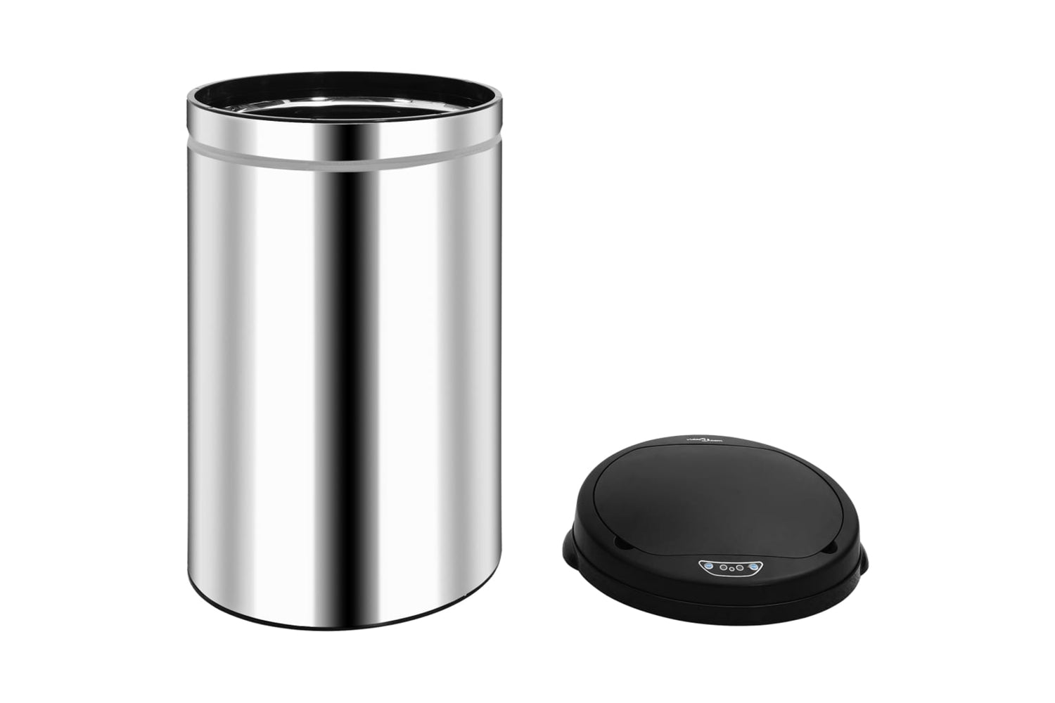 Vidaxl 322693 Automatic Sensor Dustbin 40 L Stainless Steel-4