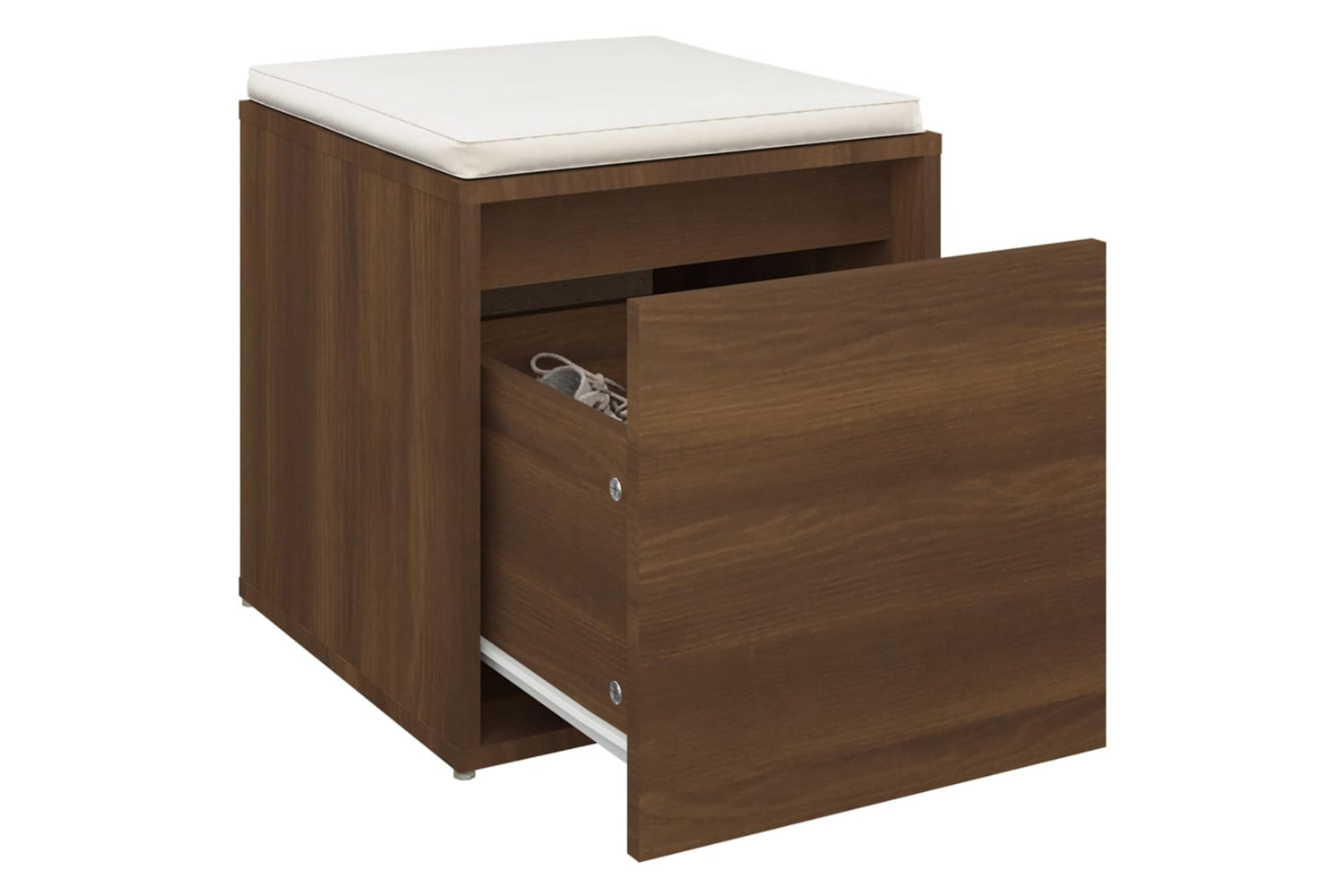 vidaXL 820519 Box Drawer Brown Oak 40.5x40x40cm Engineered Wood-4