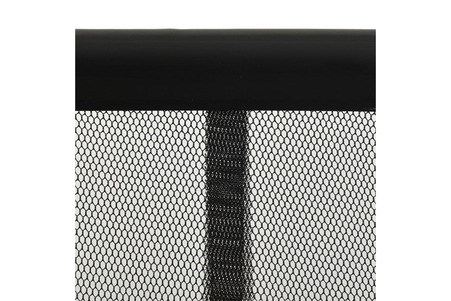 vidaXL 148712 Insect Door Screen With 10-piece Mesh Curtain Black 240x240cm-3
