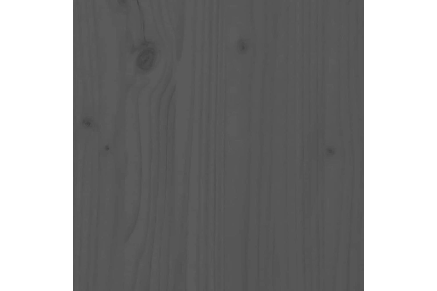 vidaXL 823803 Planter With Shelf Grey 111.5x111.5x81cm Solid Wood Pine-6