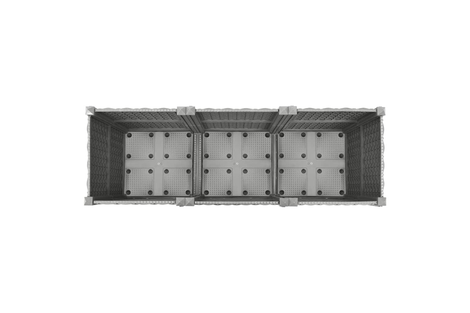 vidaXL Raised Bed 120x40x38cm Polypropylene-6