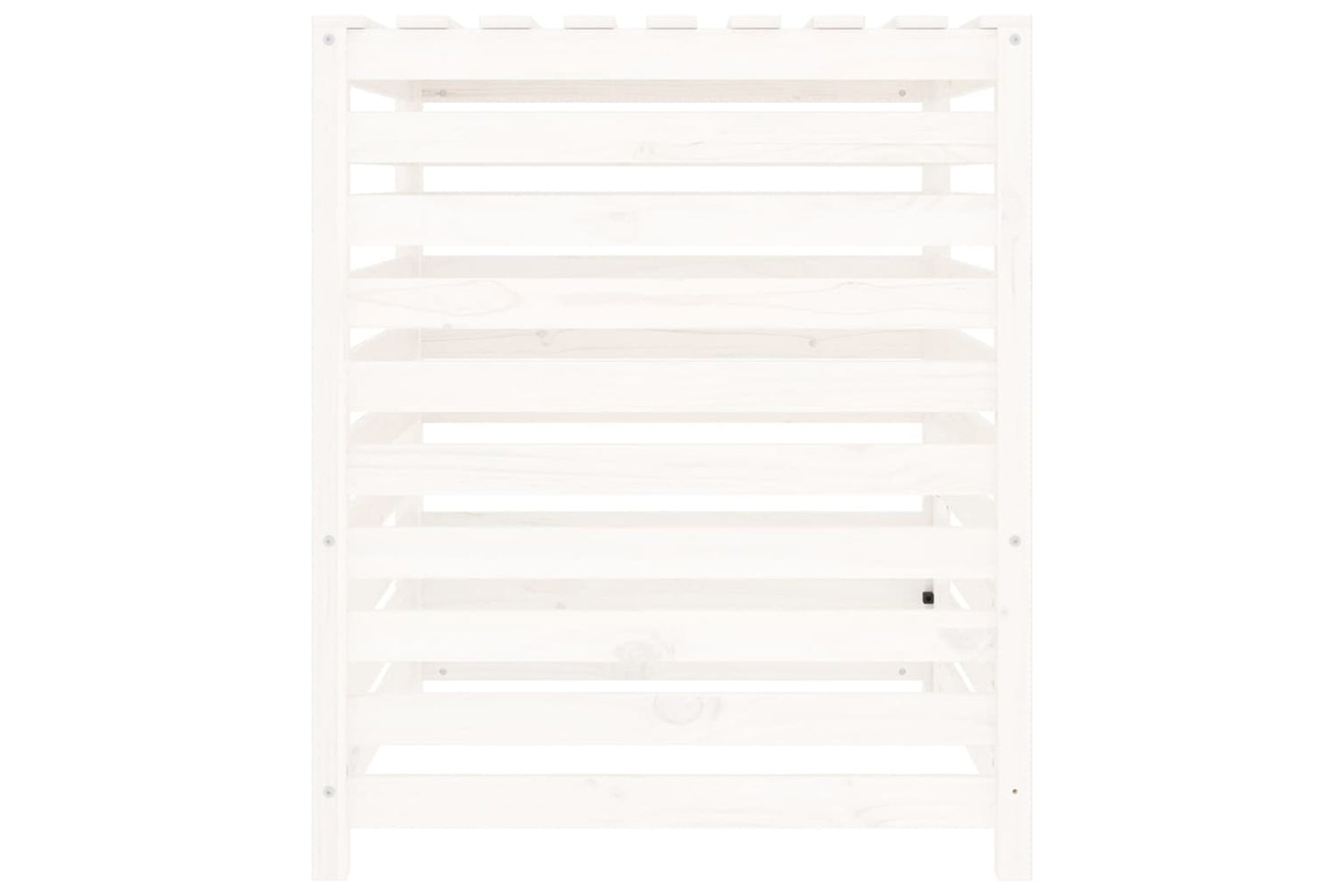 vidaXL 823816 Composter White 82.5x82.5x99.5cm Solid Wood Pine-6