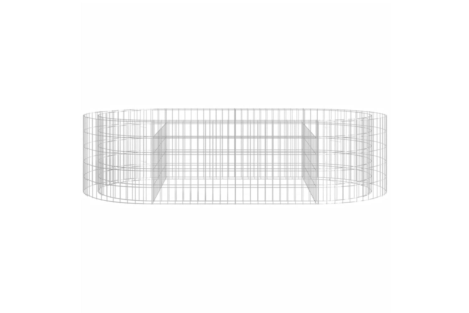 vidaXL 152040 Gabion Raised Bed Galvanised Iron 200x100x50cm-3