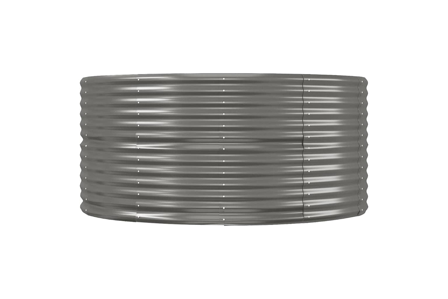 vidaXL 319094 Garden Raised Bed Grey 212x140x68cm Powder-coated Steel-3