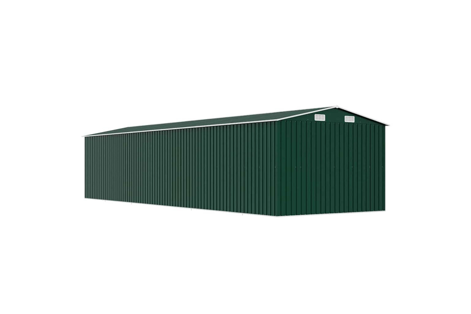 vidaXL 47032 Garden Shed Green 257x779x181cm Galvanised Steel-7