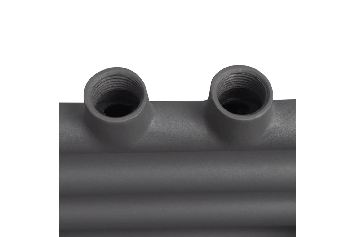 Vidaxl 141889 Grey Bathroom Central Heating Towel Rail Radiator Straight 500x764mm-7