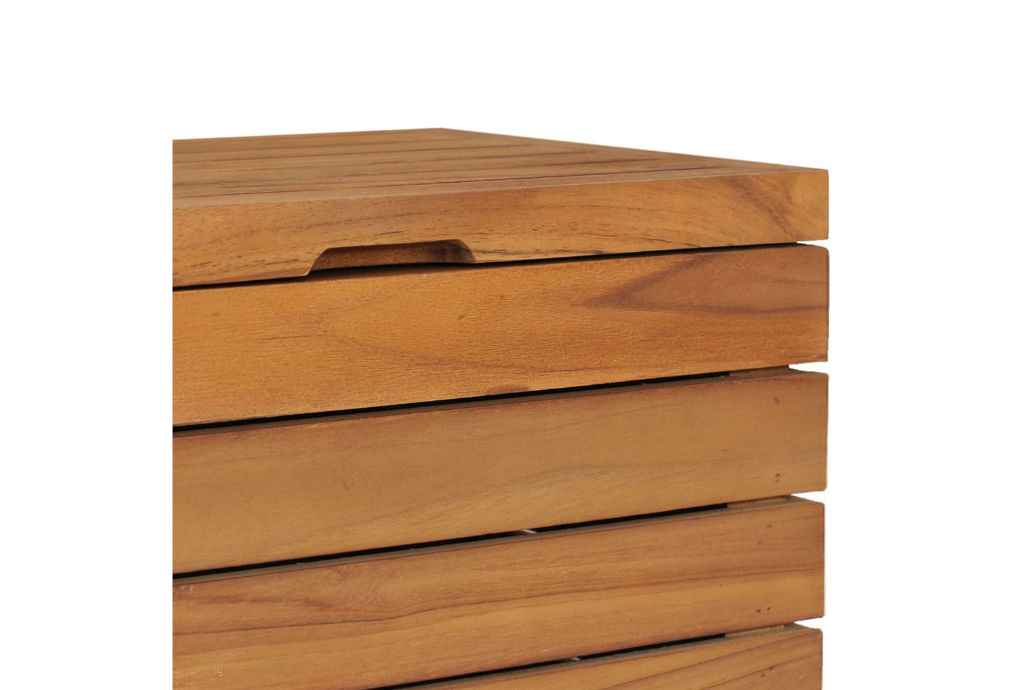 vidaXL 289076 Laundry Basket 40x40x70cm Solid Teak Wood-6