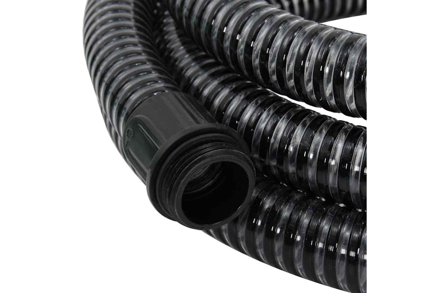 vidaXL 151060 Suction Hose With Brass Connectors 7 M 25mm Black-4