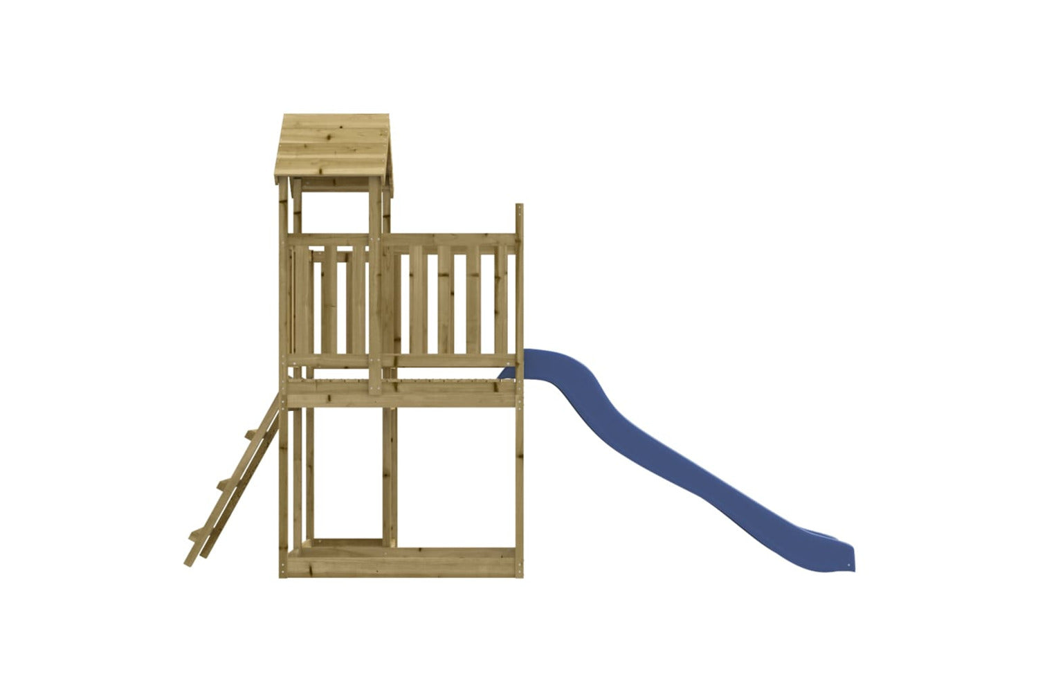 Vidaxl 3155830 Playhouse With Slide Impregnated Wood Pine-5