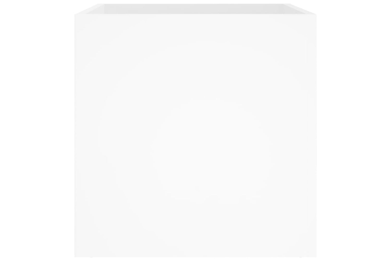 vidaXL 808798 Planter Box High Gloss White 40x40x40cm Engineered Wood-4