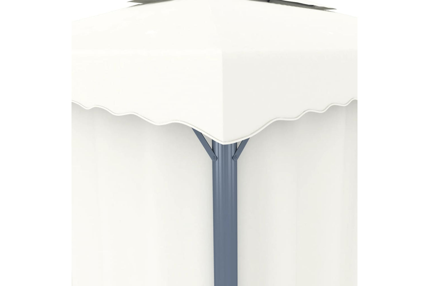 Vidaxl 3053377 Gazebo With Curtain 3x3 M Cream White Aluminium-5