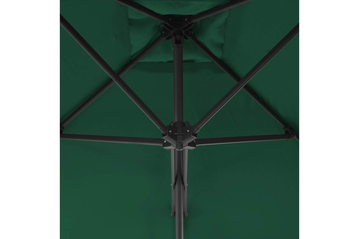 vidaXL 44881 Outdoor Parasol With Steel Pole 250x250cm Green-4