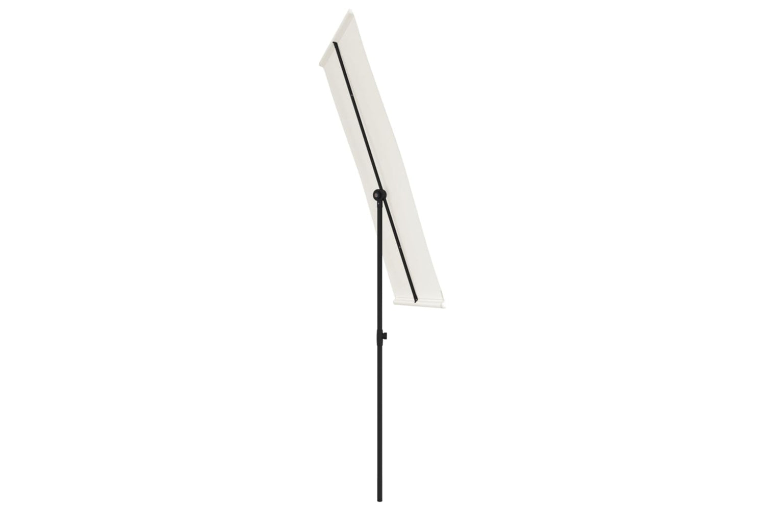 vidaXL 47329 Outdoor Parasol With Aluminium Pole 180x110cm Sand White-4