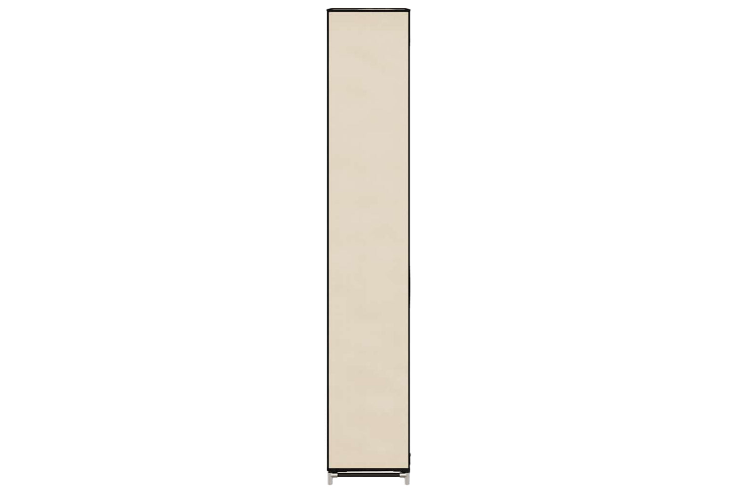 vidaXL 282431 Shoe Cabinet With Cover Cream 57x29x162cm Fabric-4