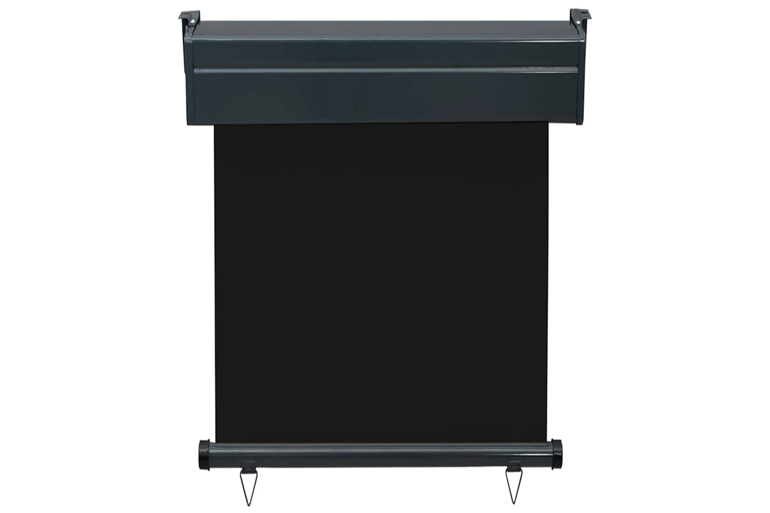 vidaXL Balcony Side Awning 65x250cm Black-4