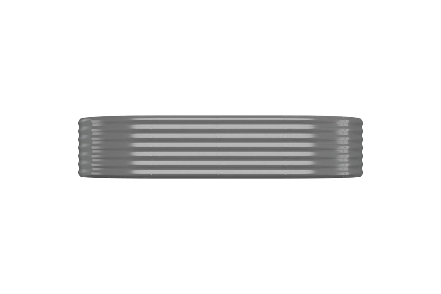 vidaXL 318989 Garden Raised Bed Powder-coated Steel 175x100x36cm Grey-2