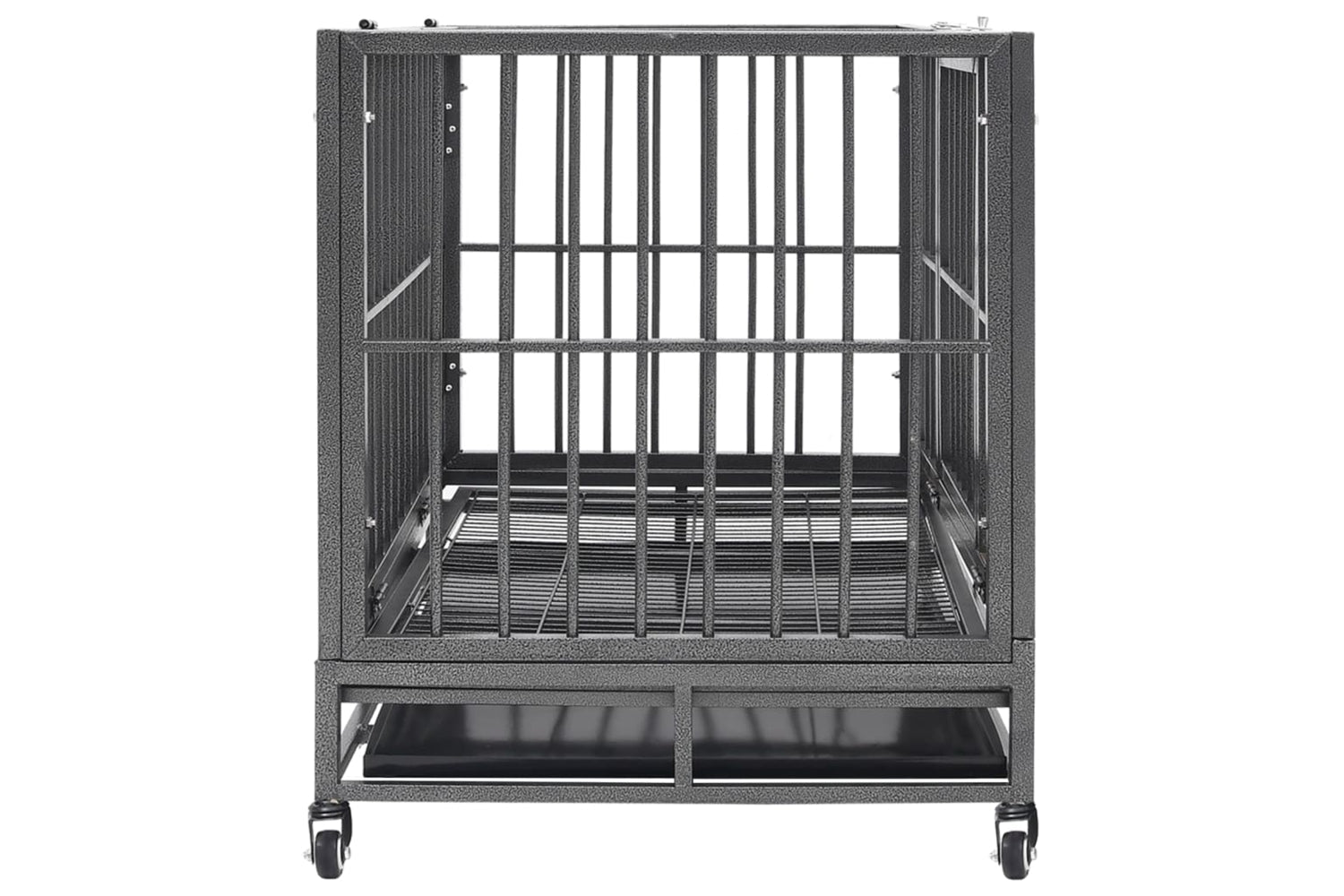 vidaXL 171492 Dog Cage With Wheels Steel 102x72x85cm-3