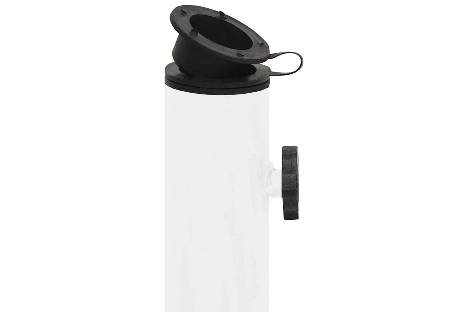vidaXL 317766 Umbrella Base White 40x40x32cm Cast Iron-5