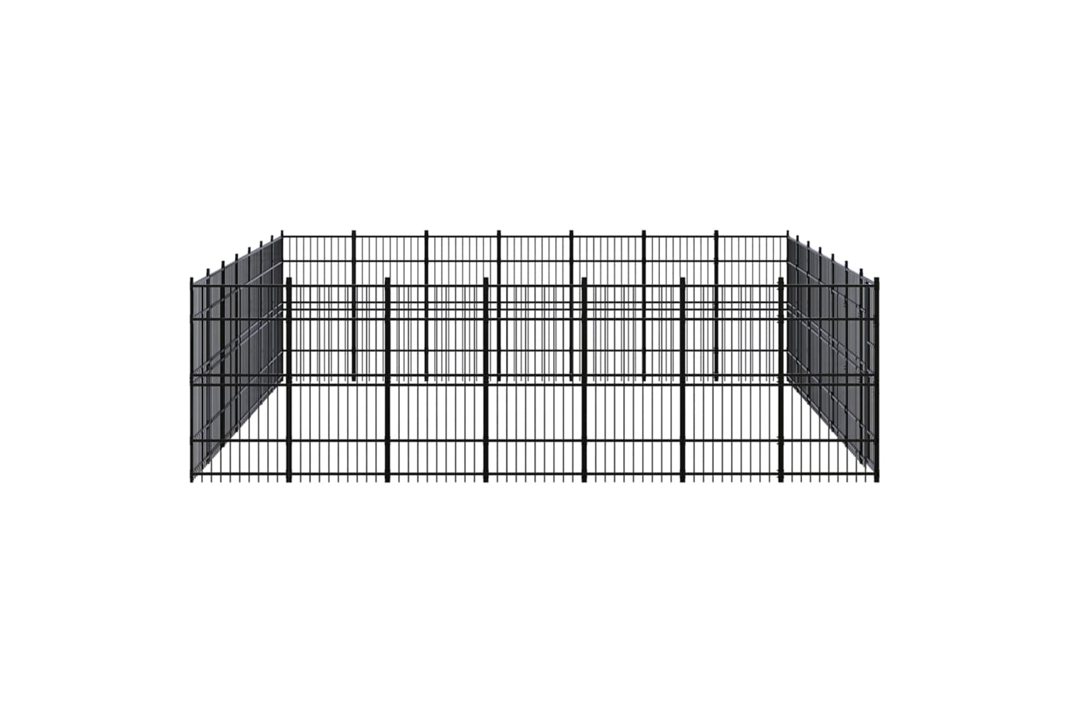 Vidaxl 3098000 Outdoor Dog Kennel Steel 45.16 M2-3