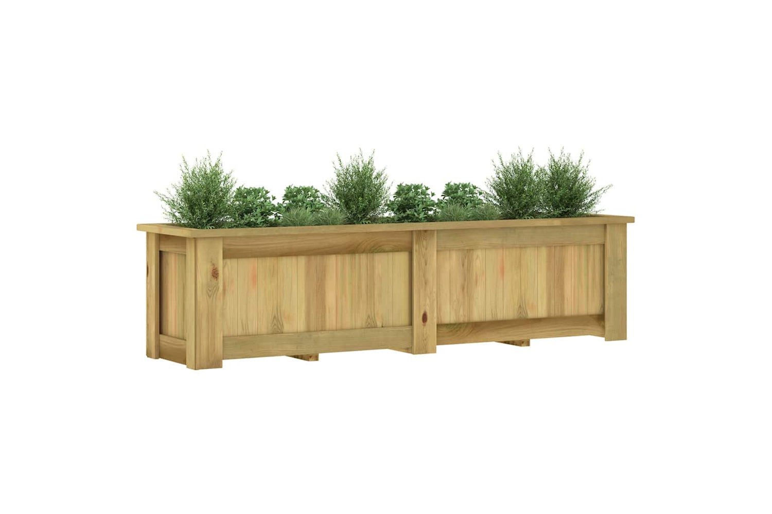 vidaXL 49095 Raised Bed 196x50x50cm Impregnated Pinewood-4