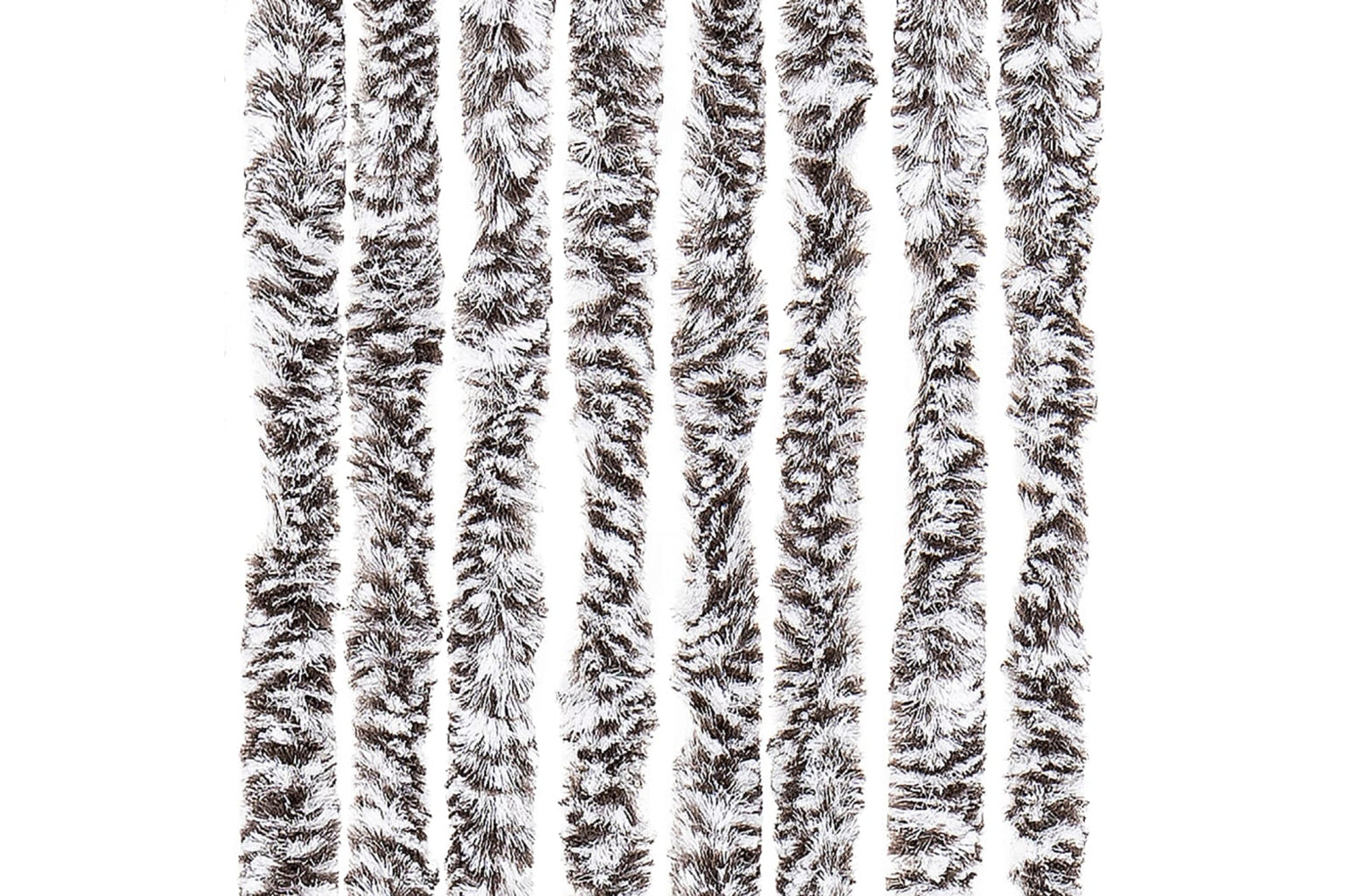 vidaXL Insect Curtain Brown And Beige 90x220cm Chenille-5