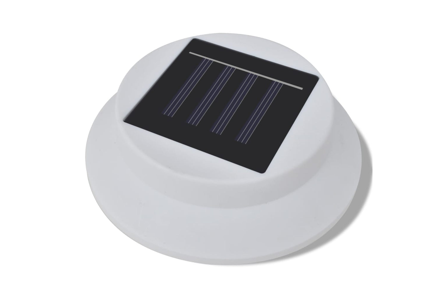 Vidaxl 41181 Outdoor Solar Lamp Set 6 Pcs Fence Light Gutter Light White-4