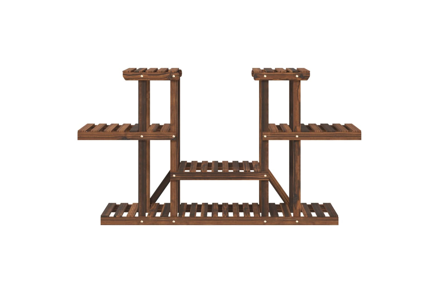 vidaXL 362853 Flower Stand 110x25x73cm Solid Wood Fir-4