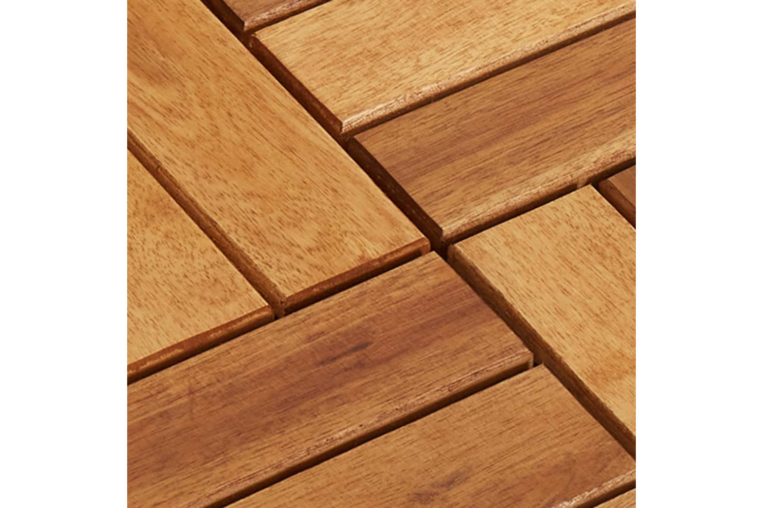 vidaXL 41585 10 Pcs Acacia Decking Tiles 30 X 30cm-5