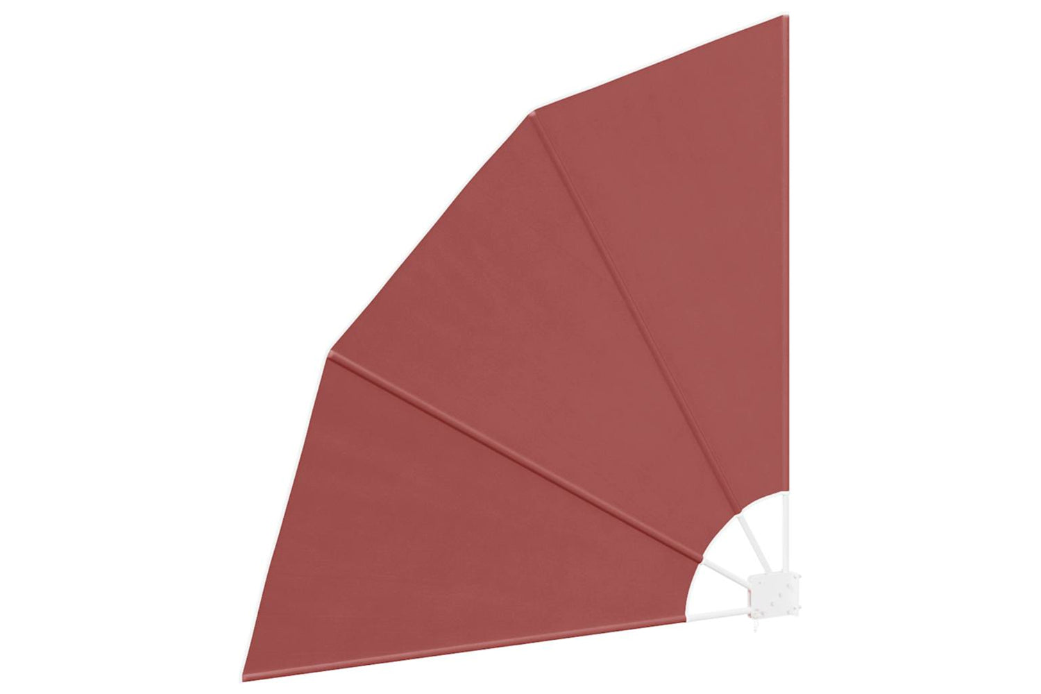 vidaXL 41581 Collapsible Balcony Side Awning Terracotta 140x140cm-3
