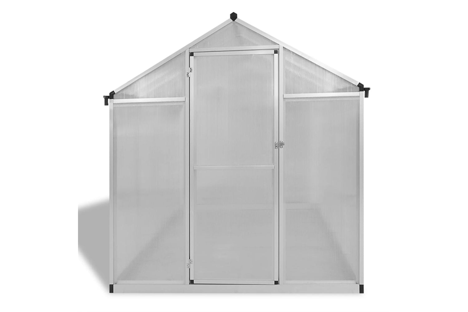 Vidaxl Reinforced Aluminium Greenhouse With Base Frame 4.6 MÂ²-3